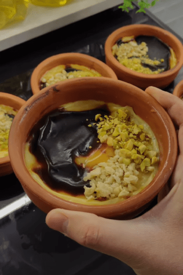 Authentic Turkish baked rice pudding (Sütlaç) with a perfectly caramelized charred top.